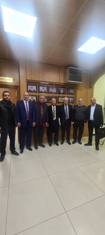  غنايم بالأردن لمتابعة قضايا طلابنا العرب